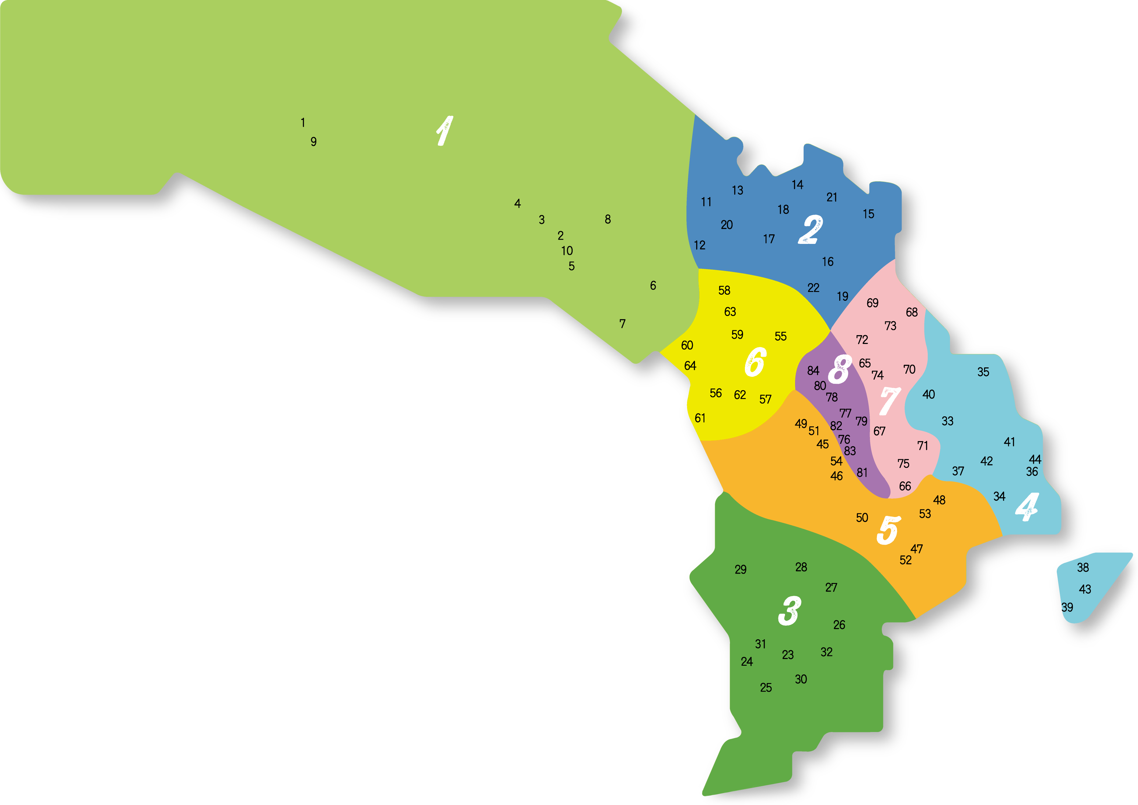 ブロックの地図と概要
